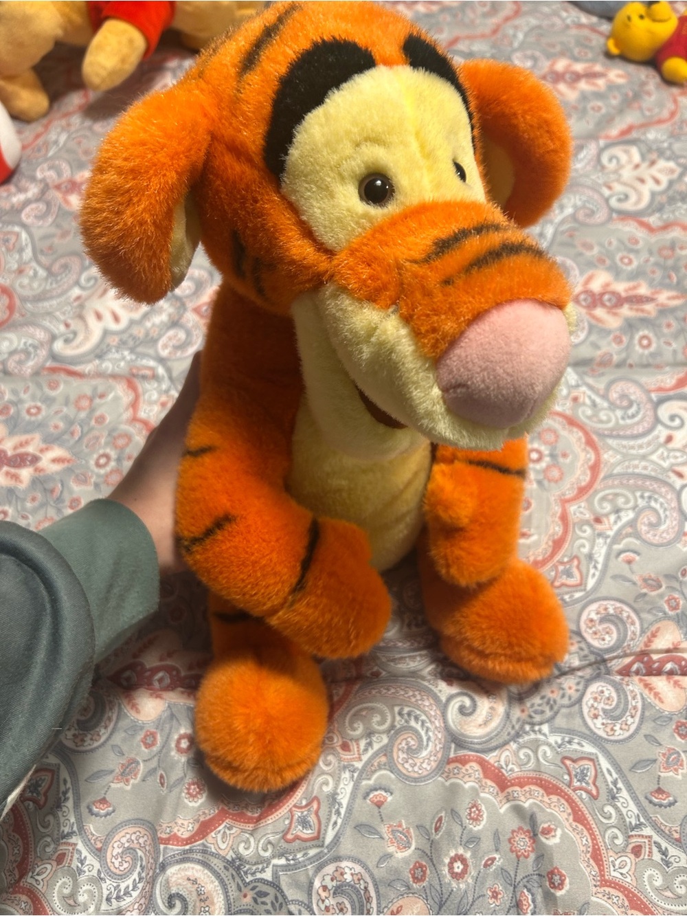 Large vintage talking/vibrating tigger